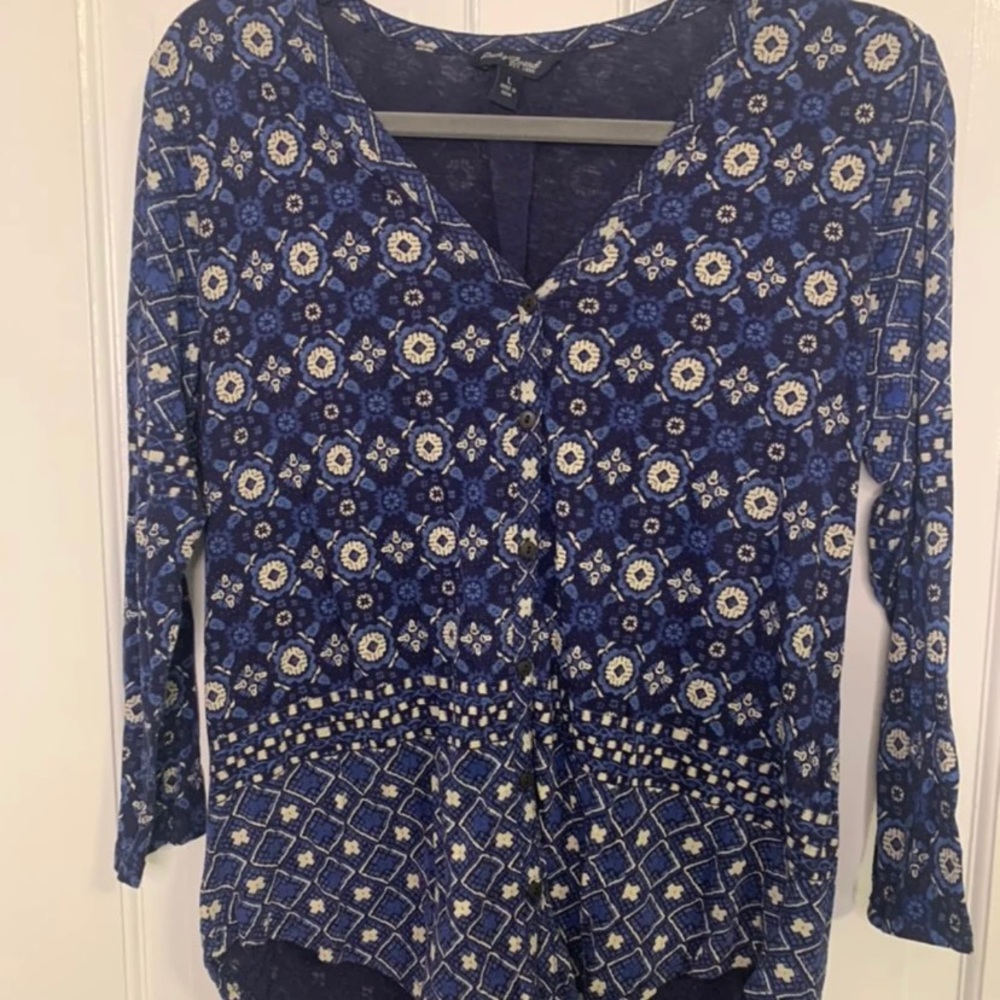 Women’s Lucky Brand long sleeve top size large